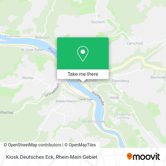 Карта Kiosk Deutsches Eck
