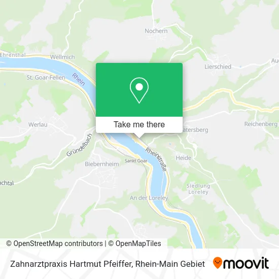 Карта Zahnarztpraxis Hartmut Pfeiffer