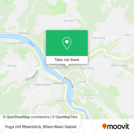 Карта Yoga mit Rheinblick