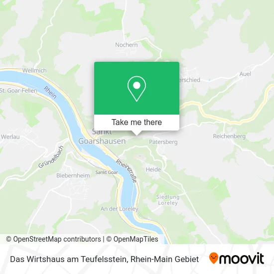 Карта Das Wirtshaus am Teufelsstein
