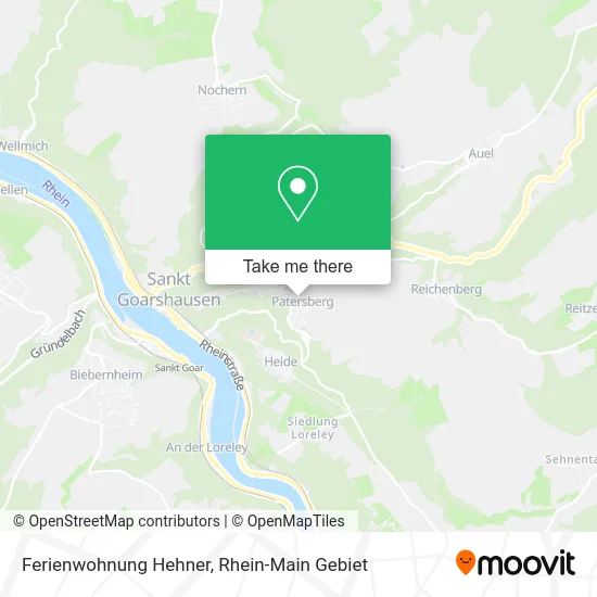 Карта Ferienwohnung Hehner