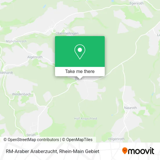Карта RM-Araber Araberzucht