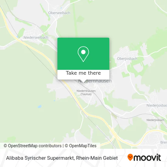 Карта Alibaba Syrischer Supermarkt