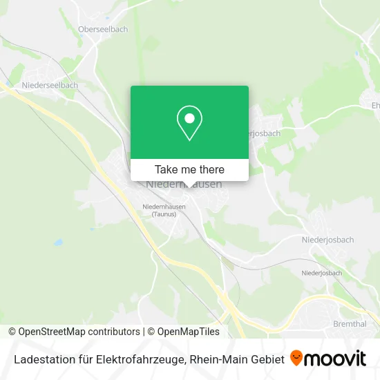 Карта Ladestation für Elektrofahrzeuge
