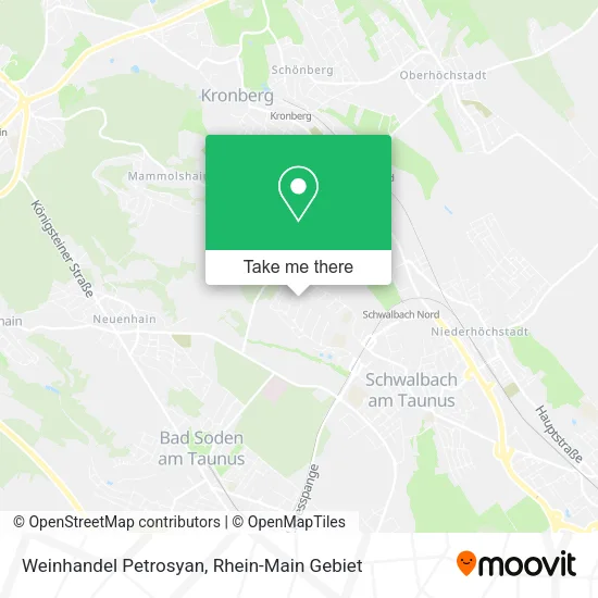 Карта Weinhandel Petrosyan