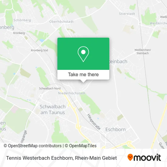 Карта Tennis Westerbach Eschborn