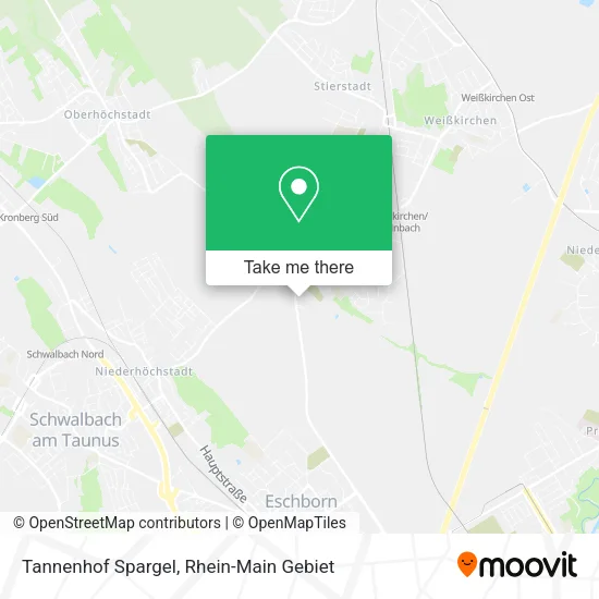 Карта Tannenhof Spargel