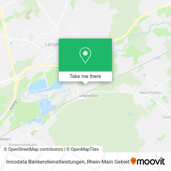 Карта Innodata Bankendienstleistungen