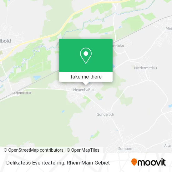 Карта Delikatess Eventcatering