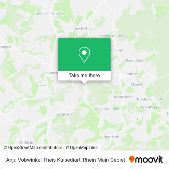 Карта Anja Vobwinkel-Theis Kalsediart