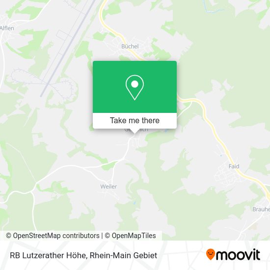 Карта RB Lutzerather Höhe
