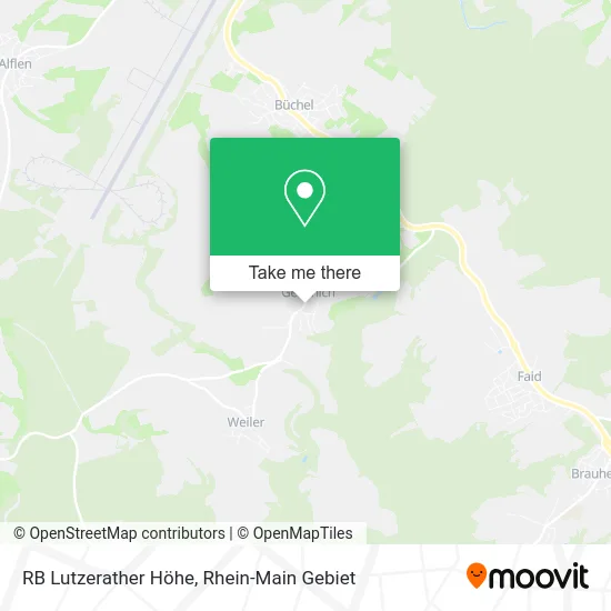 Карта RB Lutzerather Höhe
