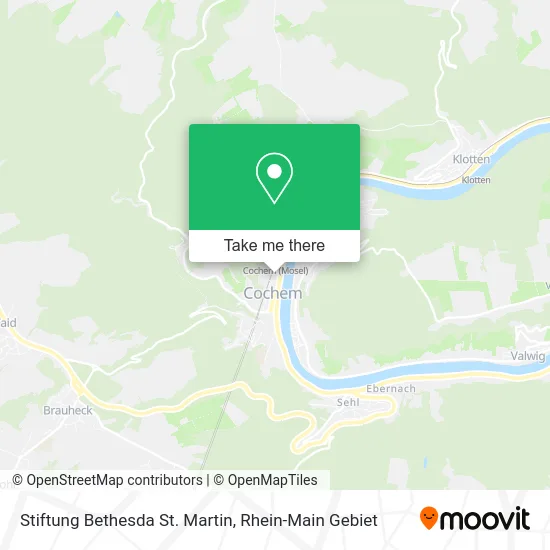 Карта Stiftung Bethesda St. Martin
