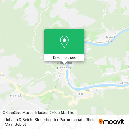 Карта Johann & Beicht Steuerberater Partnerschaft