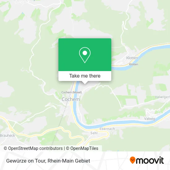 Карта Gewürze on Tour