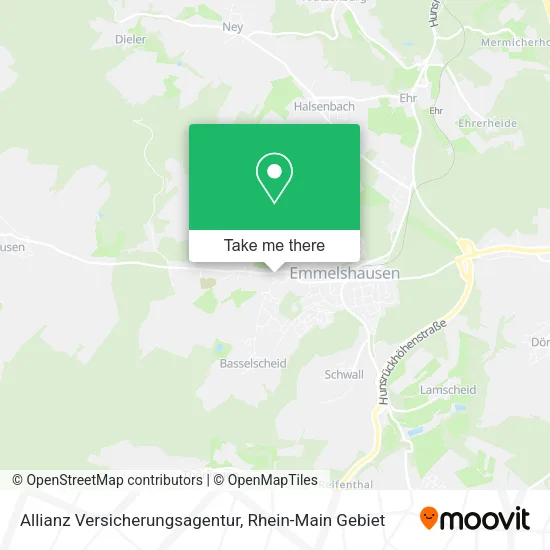 Карта Allianz Versicherungsagentur