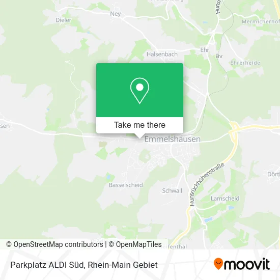 Карта Parkplatz ALDI Süd
