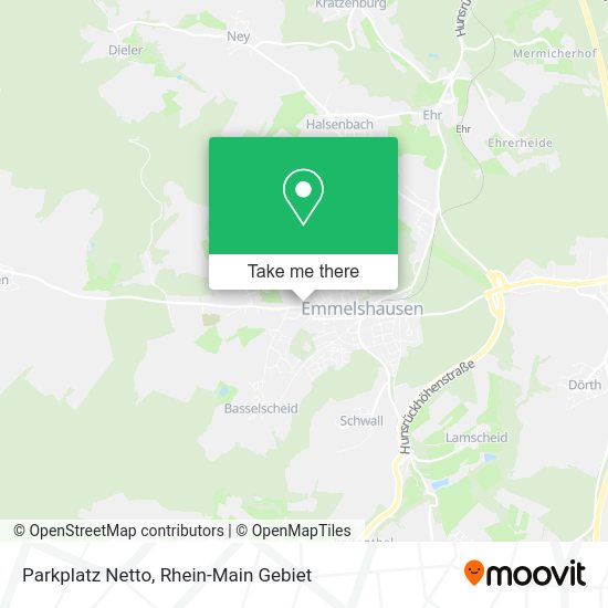 Карта Parkplatz Netto
