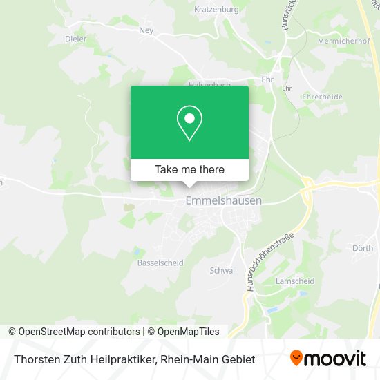 Карта Thorsten Zuth Heilpraktiker