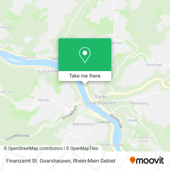 Карта Finanzamt St. Goarshausen
