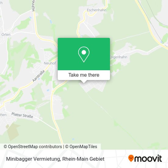 Карта Minibagger Vermietung