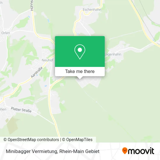 Карта Minibagger Vermietung