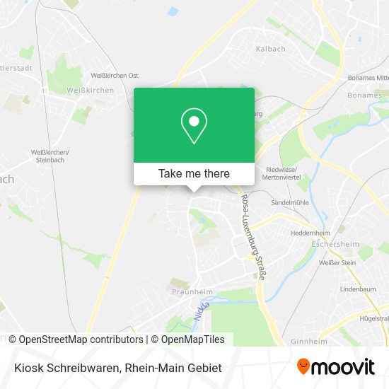 Kiosk Schreibwaren map