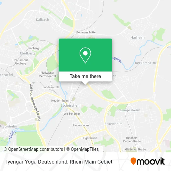 Карта Iyengar Yoga Deutschland