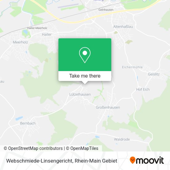 Карта Webschmiede-Linsengericht