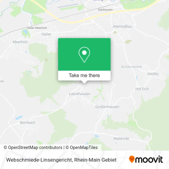 Карта Webschmiede-Linsengericht