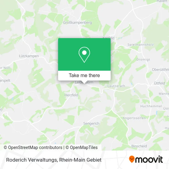 Roderich Verwaltungs map