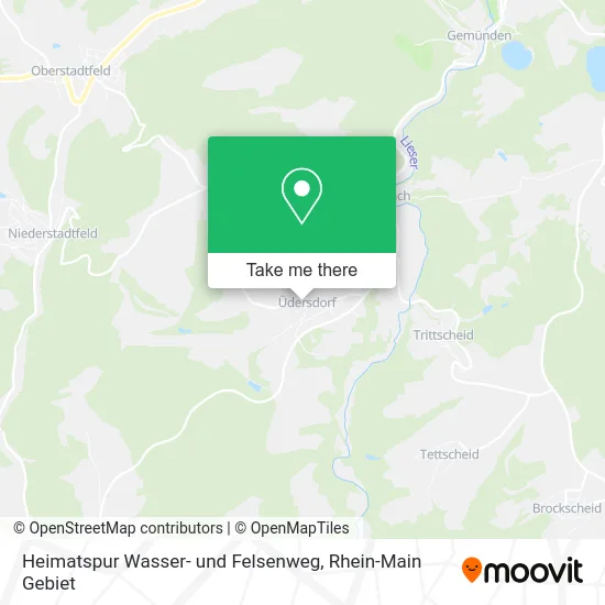 Карта Heimatspur Wasser- und Felsenweg