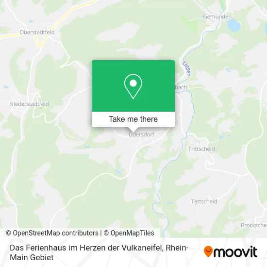 Карта Das Ferienhaus im Herzen der Vulkaneifel