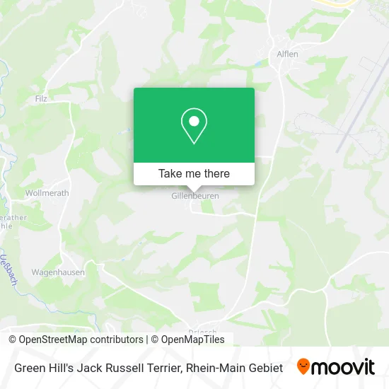 Карта Green Hill's Jack Russell Terrier