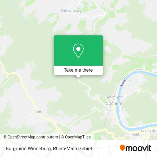 Карта Burgruine Winneburg