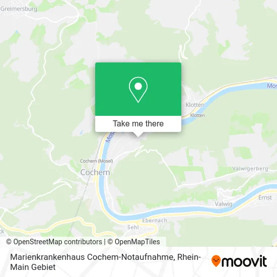 Карта Marienkrankenhaus Cochem-Notaufnahme