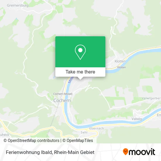 Карта Ferienwohnung Ibald