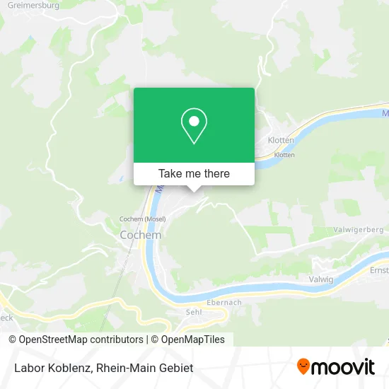 Карта Labor Koblenz