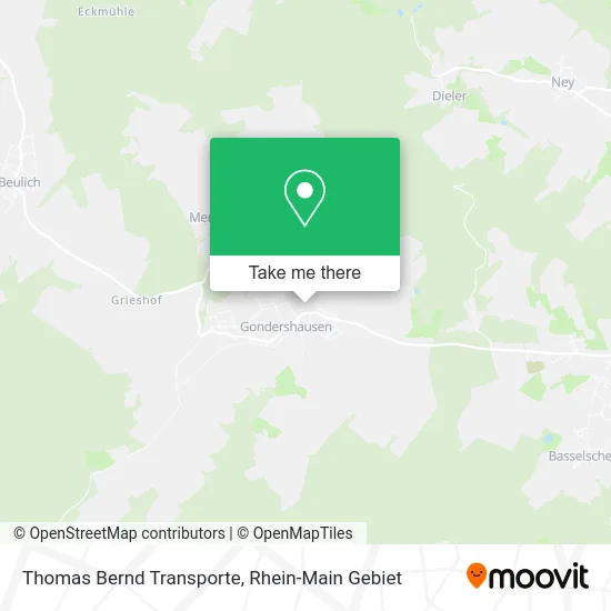 Карта Thomas Bernd Transporte