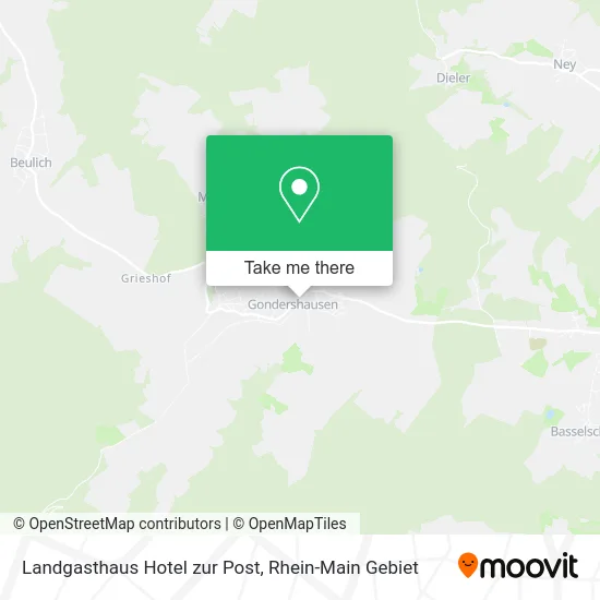 Карта Landgasthaus Hotel zur Post