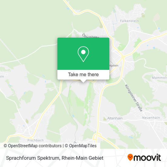 Карта Sprachforum Spektrum