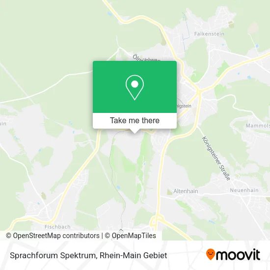 Карта Sprachforum Spektrum