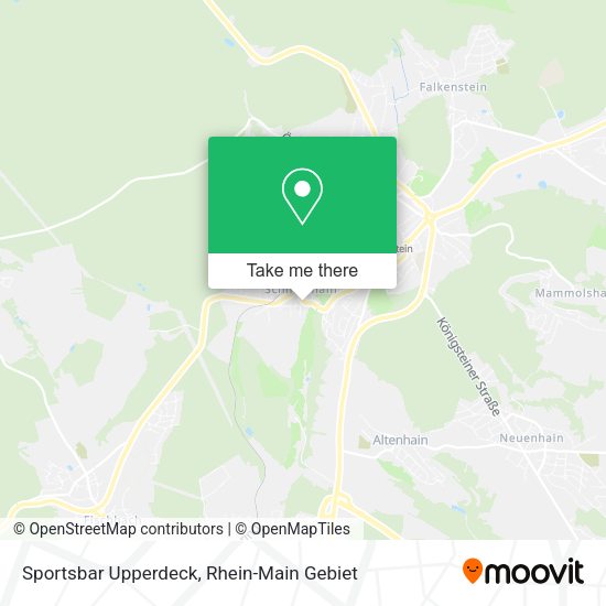 Карта Sportsbar Upperdeck