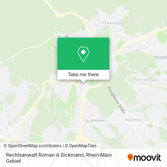 Карта Rechtsanwalt Roman A Dickmann