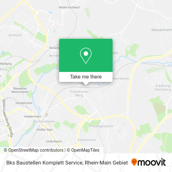 Карта Bks Baustellen Komplett Service