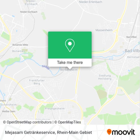 Карта Mejasam Getränkeservice