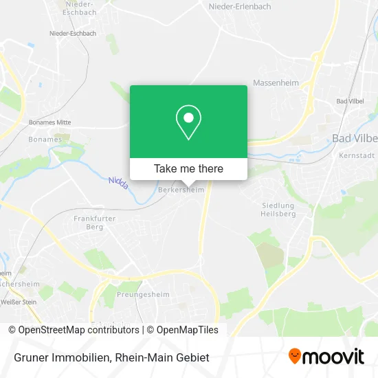 Gruner Immobilien map