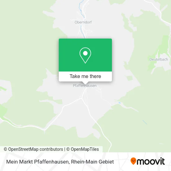 Карта Mein Markt Pfaffenhausen