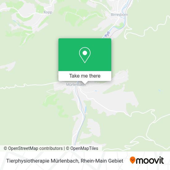 Карта Tierphysiotherapie Mürlenbach