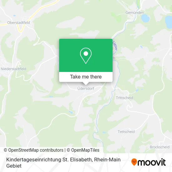 Карта Kindertageseinrichtung St. Elisabeth